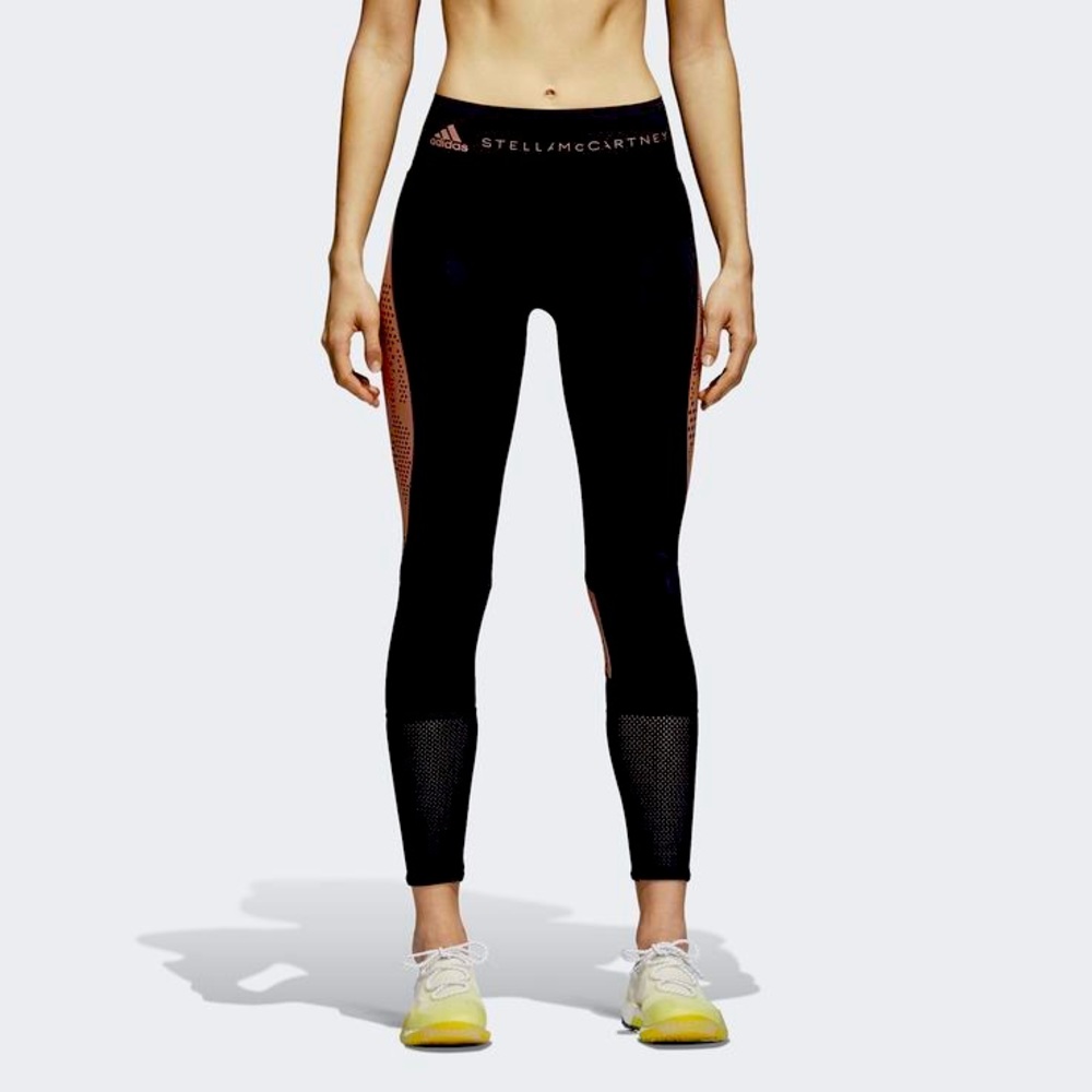 adidad by Stella McCartney Train Ultimate Legging in Black & Burnt Rose size S